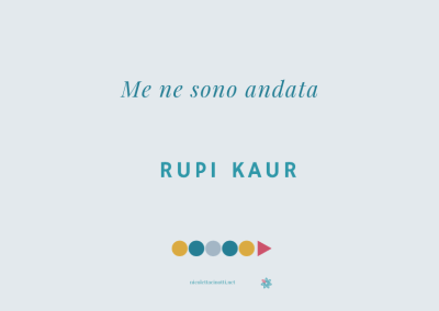 Me ne sono andata