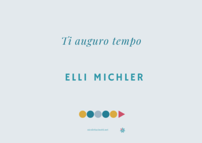 Ti auguro tempo