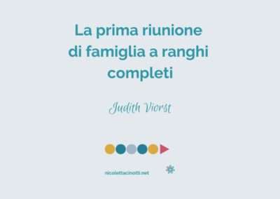 La prima riunione di famiglia a ranghi completi