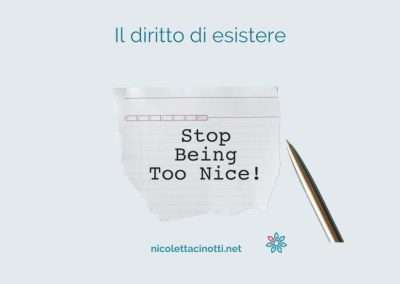 Il diritto di esistere