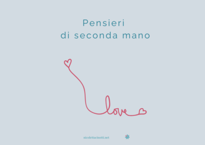 Pensieri di seconda mano
