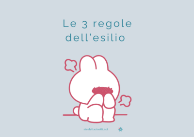 Le tre regole dell’esilio