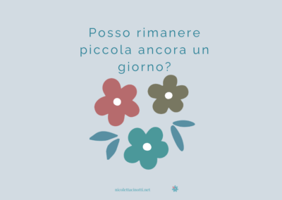 «Posso rimanere piccolo ancora per un giorno». Perché la vergogna è un’emozione innocente