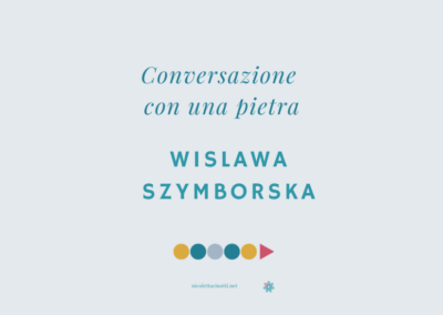 Conversazione con una pietra